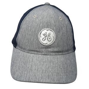 GE Strapback Hat Multicolor One Size Embroidered Colorblock Adjustable